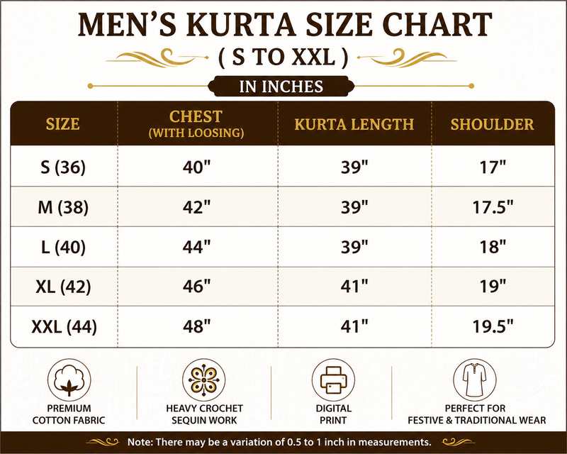 Ganesha carnival special cotton digital print men's kurta