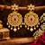 Traditional gold plated chandbali earrings for women kundan cz pearl drop ethnic peacock design earrings
