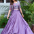 Purple Silk Zari Sequence Thread Embroidery Work lehenga Choli