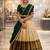 new latest green half saree south indian langa voni pattu pavadai lehenga choli for girls