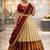new latest maroon half saree south indian langa voni pattu pavadai lehenga choli for girls