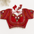 Red navratri blouse with mirror & kutchi embroidery