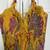 Mustard yellow silk corset blouse with kalamkari prints & sequins