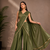Elegant Pre-Draped Sharara Saree with Sequence Embroidered Stitched Blouse.