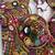 Heavy kutchi embroidered blouse with real mirrors & shells