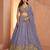 Bridal Couture Rani Lehenga with Royal Floral Embroidery