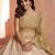 Graceful Gold Lehenga Featuring Handcrafted Embroidery