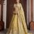 Radiant Haldi Special Lehenga in Banarasi Tissue Fabric