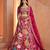 Glamorous Lehenga with All-Over Mirror Embellishments & Floral Artistry