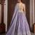 Luxurious Purple Banarasi Tissue Lehenga Adorned with Bead Embellishments
