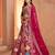 Glamorous Lehenga with All-Over Mirror Embellishments & Floral Artistry