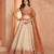 Dreamy Rust Cream Girlish Lehenga with Handcrafted Embellishments