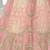 Designer Pink Raw Silk Lehenga with Intricate Embroidered Detailing