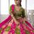 Designer Multi-Color Mehendi Lehenga Choli with Embroidered Blouse