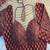 Maroon block print bustier blouse with sweetheart neck & back dori