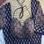 Indigo blue block print bustier blouse with sweetheart neck & back dori
