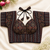 Ajrakh print sweetheart neck halter blouse with sleeves