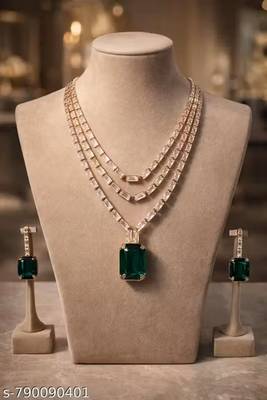  gold plated kundan choker bridal necklace earrings jewelry set 1