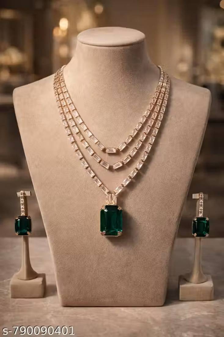  gold plated kundan choker bridal necklace earrings jewelry set