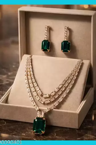  gold plated kundan choker bridal necklace earrings jewelry set