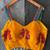 Yellow navratri designer readymade blouse for women | kutchi embroidered garba choli with shell lace work