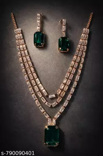  gold plated kundan choker bridal necklace earrings jewelry set