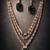  gold plated kundan choker bridal necklace earrings jewelry set