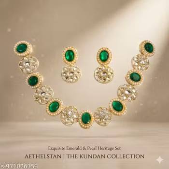 Indian bollywood gold plated kundan choker bridal necklace earrings jewelry set 2