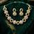 Indian bollywood gold plated kundan choker bridal necklace earrings jewelry set
