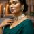 Indian bollywood gold plated kundan choker bridal necklace earrings jewelry set