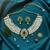 Indian bollywood gold plated kundan choker bridal necklace earrings jewelry set