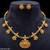 Indian bollywood gold plated kundan choker bridal necklace earrings jewelry set