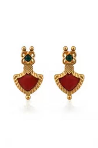  gold plated kundan choker bridal necklace earrings jewelry set