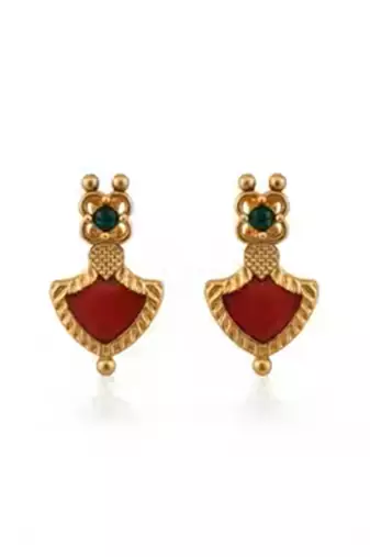  gold plated kundan choker bridal necklace earrings jewelry set