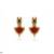  gold plated kundan choker bridal necklace earrings jewelry set