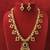  gold plated kundan choker bridal necklace earrings jewelry set