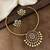 Indian bollywood gold plated kundan choker bridal necklace earrings jewelry set