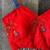 Red navratri designer readymade blouse for women | embroidered garba choli with shell tassel work