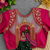Rani pink bridal designer readymade blouse for women | couple embroidery back blouse with zari & sequins work