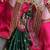 Rani pink bridal designer readymade blouse for women | couple embroidery back blouse with zari & sequins work