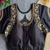 Black bridal designer readymade blouse for women | zari embroidered silk blouse with designer net back neck