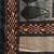 Green geometric printed poly silk casual saree with blouse piece