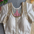White bridal designer readymade blouse for women | royal couple embroidery back blouse with zari work