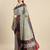 Multi printed satin fashion saree with blouse piece
