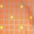 Orange geometric printed poly silk casual saree with blouse piece