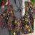 Women black heavy mirror work navratri blouse | gamthi embroidery italian silk choli