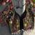 Women black heavy mirror work navratri blouse | gamthi embroidery italian silk choli
