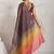 Brown printed blended cotton designer saree with blouse piece