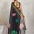 Black printed blended cotton designer saree with blouse piece