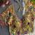 Women's cream multicolor mirror work navratri blouse | heavy gamthi embroidered italian silk choli